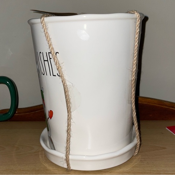 Rae Dunn WARM WISHES Snowman Planter - Picture 5 of 11